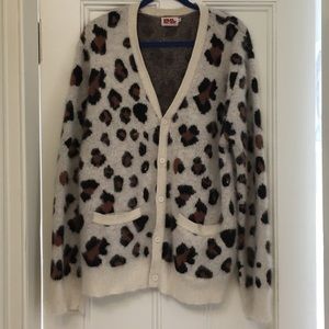 Chloe Savigny Opening Ceremony leopard cardigan